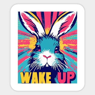 Wake up! Sticker